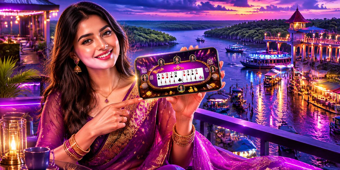 খুলনায় নিয়ন আলোয় রামি ও জ্যাকপট গেমের আকর্ষণীয় দৃশ্য
