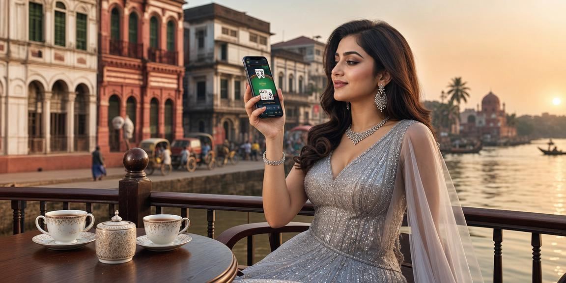 রাজশাহীতে তিন পাত্তি খেলছেন একজন বাংলাদেশি মডেল